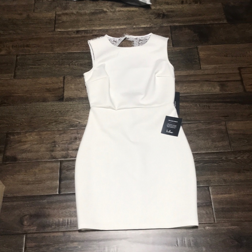 Backless white Lulus dress